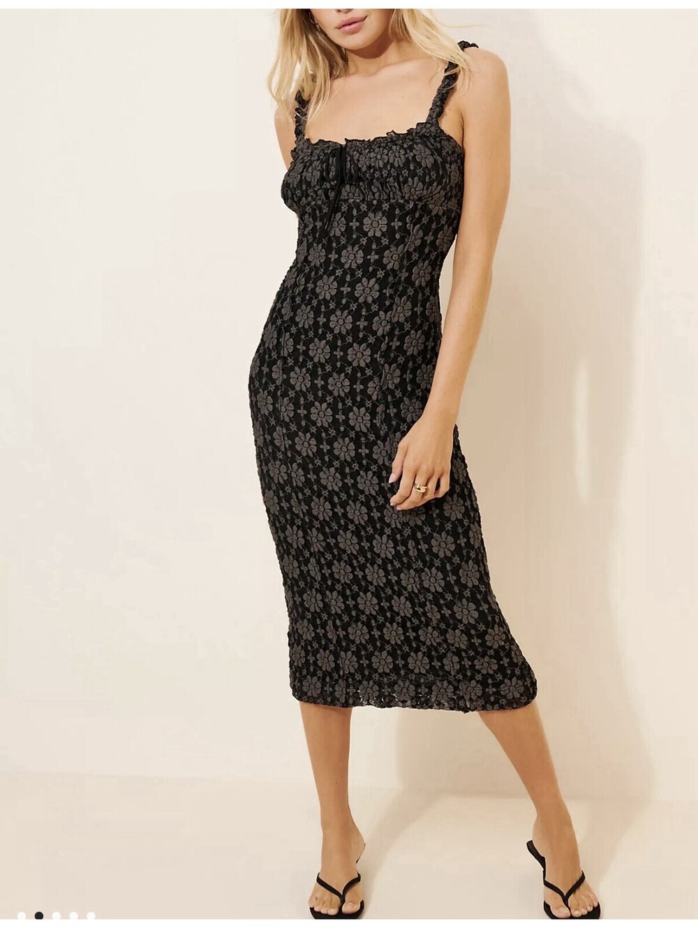 Free People Lucinda Lace Midi Dress New With Tags Small Retail $148